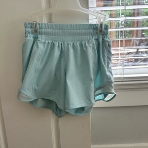 Blue lululemon shorts 4 inch